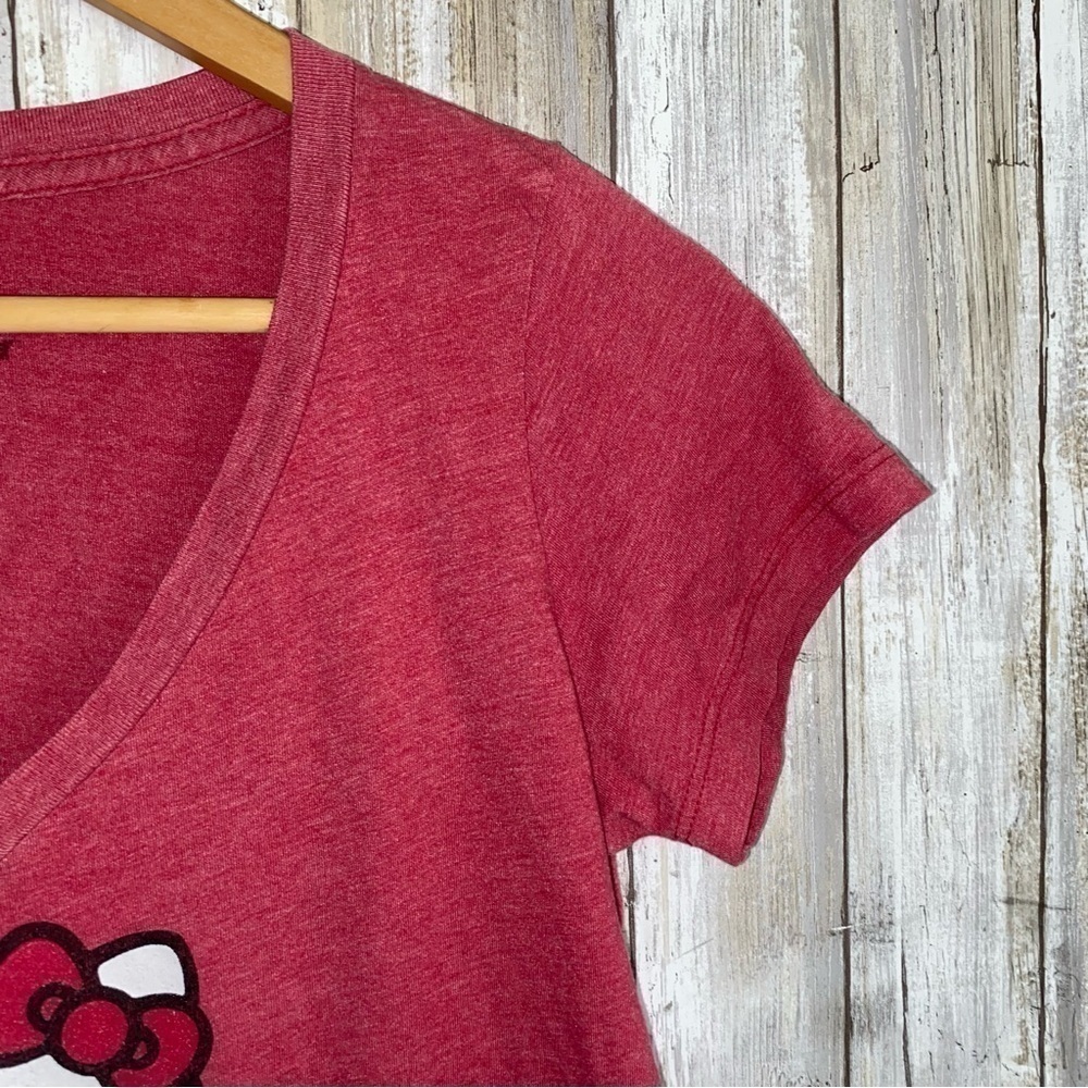 Hello Kitty Alabama Crimson Tide Tee Women’s Large Juniors Red Graphic Shirt - Picture 3 of 4